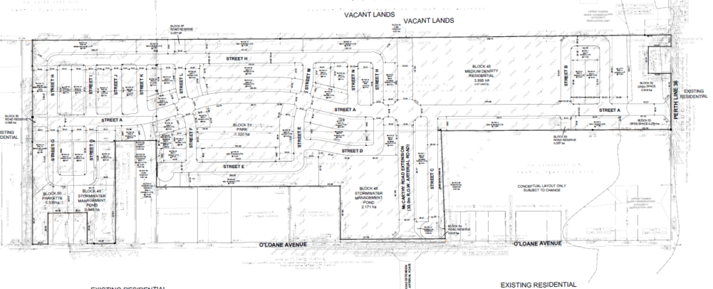 Design plan for the upcoming building at the new development, illustrating structure and layout details.